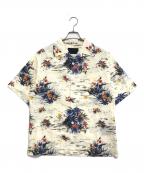 PRADAプラダ）の古着「プリントコットン ボウリングシャツ」｜アイボリー