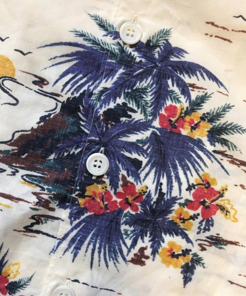 PRADA（プラダ）PRADA (プラダ) プリントコットン ボウリングシャツ アイボリー サイズ:Sの古着・服飾アイテム