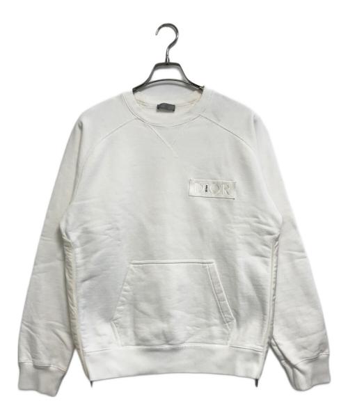 Christian Dior（クリスチャン ディオール）Christian Dior (クリスチャン ディオール) sacai (サカイ) スウェット ホワイト サイズ:XSの古着・服飾アイテム