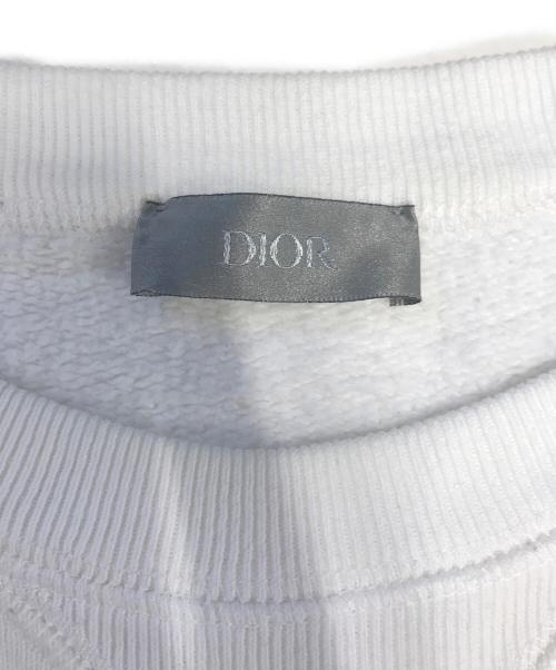 Christian Dior（クリスチャン ディオール）Christian Dior (クリスチャン ディオール) sacai (サカイ) スウェット ホワイト サイズ:XSの古着・服飾アイテム