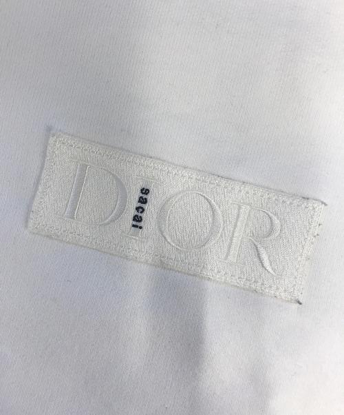 Christian Dior（クリスチャン ディオール）Christian Dior (クリスチャン ディオール) sacai (サカイ) スウェット ホワイト サイズ:XSの古着・服飾アイテム