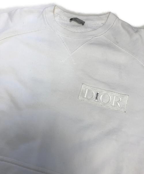 Christian Dior（クリスチャン ディオール）Christian Dior (クリスチャン ディオール) sacai (サカイ) スウェット ホワイト サイズ:XSの古着・服飾アイテム