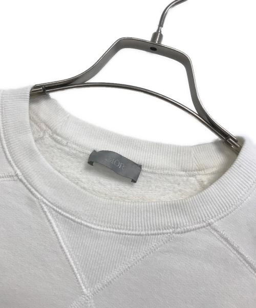 Christian Dior（クリスチャン ディオール）Christian Dior (クリスチャン ディオール) sacai (サカイ) スウェット ホワイト サイズ:XSの古着・服飾アイテム