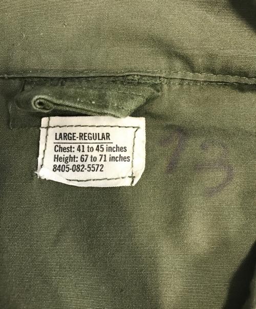 VINTAGE MILITARY（ヴィンテージ ミリタリー）VINTAGE MILITARY (ヴィンテージ ミリタリー) US ARMY ジャングルファティーグジャケット カーキ サイズ:LARGE-REGULARの古着・服飾アイテム