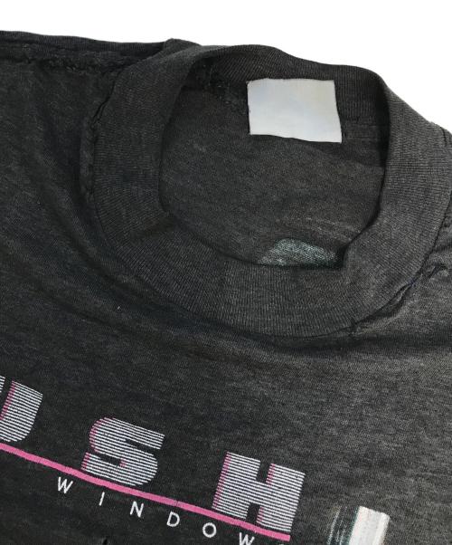 バンドTシャツ（バンドTシャツ）バンドTシャツ (バンドTシャツ) 80s RUSH(ラッシュ) バンドTシャツ ブラック サイズ:表記なしの古着・服飾アイテム