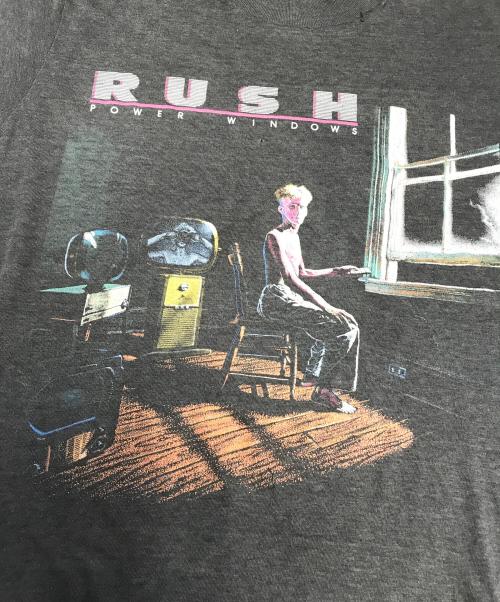 バンドTシャツ（バンドTシャツ）バンドTシャツ (バンドTシャツ) 80s RUSH(ラッシュ) バンドTシャツ ブラック サイズ:表記なしの古着・服飾アイテム