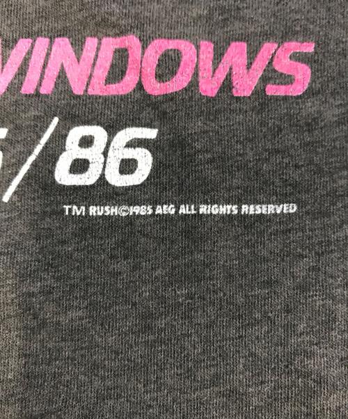 バンドTシャツ（バンドTシャツ）バンドTシャツ (バンドTシャツ) 80s RUSH(ラッシュ) バンドTシャツ ブラック サイズ:表記なしの古着・服飾アイテム