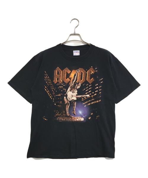 バンドTシャツ（バンドTシャツ）バンドTシャツ (バンドTシャツ) 90s AC/DC(エーシー・ディーシー) バンドTシャツ ブラック サイズ:Lの古着・服飾アイテム