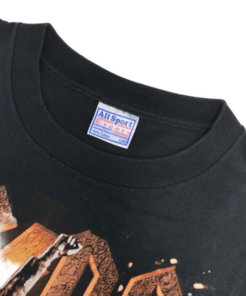 バンドTシャツ（バンドTシャツ）バンドTシャツ (バンドTシャツ) 90s AC/DC(エーシー・ディーシー) バンドTシャツ ブラック サイズ:Lの古着・服飾アイテム