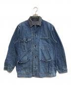 VINTAGEヴィンテージ）の古着「カバーオール」｜インディゴ