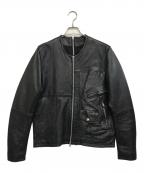 TALKING ABOUT THE ABSTRACTIONトーキング アバウト ジ アブストラクション）の古着「レザージャケット」｜ブラック