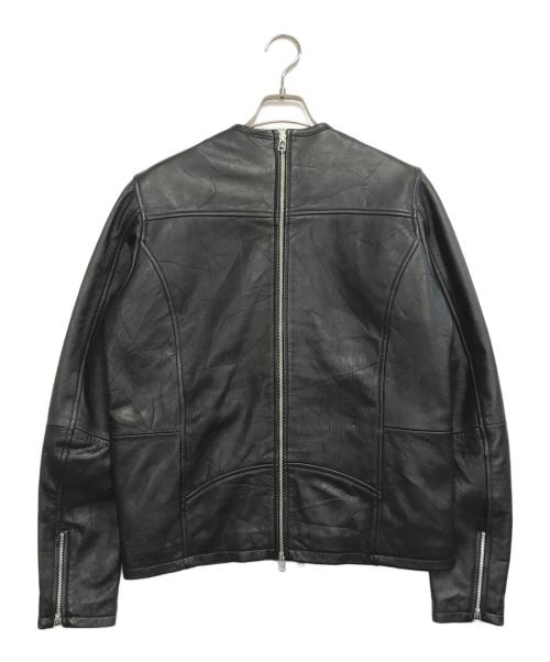 TALKING ABOUT THE ABSTRACTION（トーキング アバウト ジ アブストラクション）TALKING ABOUT THE ABSTRACTION (トーキング アバウト ジ アブストラクション) レザージャケット ブラック サイズ:3の古着・服飾アイテム