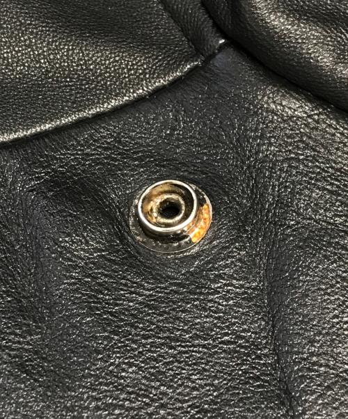 TALKING ABOUT THE ABSTRACTION（トーキング アバウト ジ アブストラクション）TALKING ABOUT THE ABSTRACTION (トーキング アバウト ジ アブストラクション) レザージャケット ブラック サイズ:3の古着・服飾アイテム