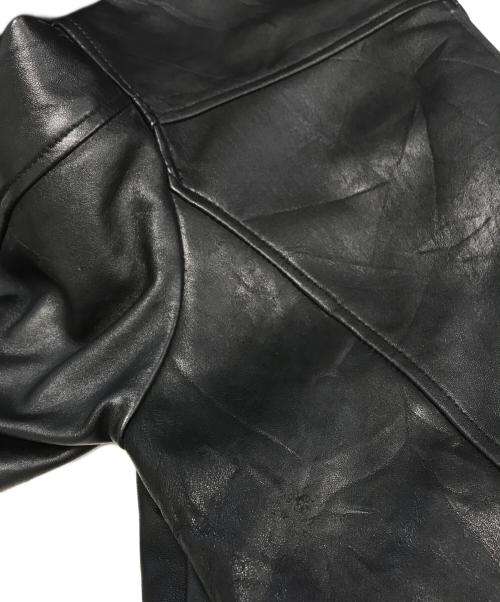 TALKING ABOUT THE ABSTRACTION（トーキング アバウト ジ アブストラクション）TALKING ABOUT THE ABSTRACTION (トーキング アバウト ジ アブストラクション) レザージャケット ブラック サイズ:3の古着・服飾アイテム