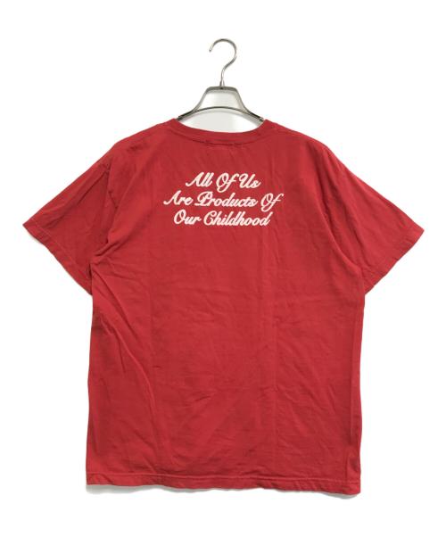 masu（エムエーエスユー）masu (エムエーエスユー) “MASU BOYS” T-SHIRT レッド サイズ:46の古着・服飾アイテム