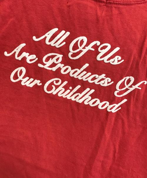 masu（エムエーエスユー）masu (エムエーエスユー) “MASU BOYS” T-SHIRT レッド サイズ:46の古着・服飾アイテム