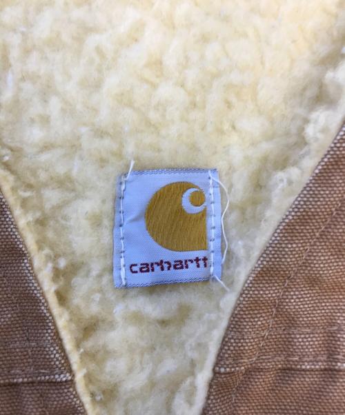 CarHartt（カーハート）CarHartt (カーハート) 裏ボアダックベスト ブラウン サイズ:XXLの古着・服飾アイテム