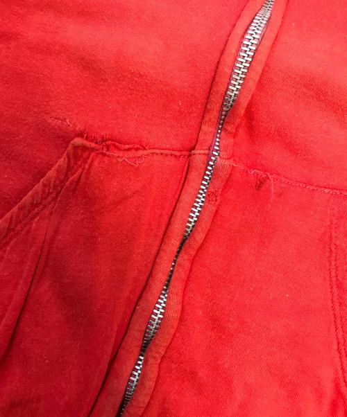 sports wear（スポーツウェア）sports wear (スポーツウェア) 裏サーマルジップパーカー レッド サイズ:表記なしの古着・服飾アイテム