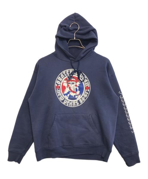 バンドパーカー（バンドパーカー）バンドパーカー (バンドパーカー) 90s GRATEFUL DEAD(グレイトフル・デッド) バンドパーカー ネイビー サイズ:Mの古着・服飾アイテム