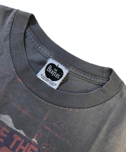 バンドTシャツ（バンドTシャツ）バンドTシャツ (バンドTシャツ) 00s THE BEATLES(ビートルズ) バンドTシャツ グレー サイズ:Mの古着・服飾アイテム
