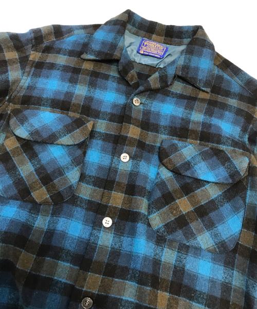 PENDLETON（ペンドルトン）PENDLETON (ペンドルトン) ボードシャツ ブルー サイズ:Mの古着・服飾アイテム
