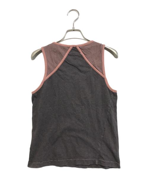 MM6（エムエムシックス）MM6 (エムエムシックス) タンクトップ ブラウン サイズ:Sの古着・服飾アイテム