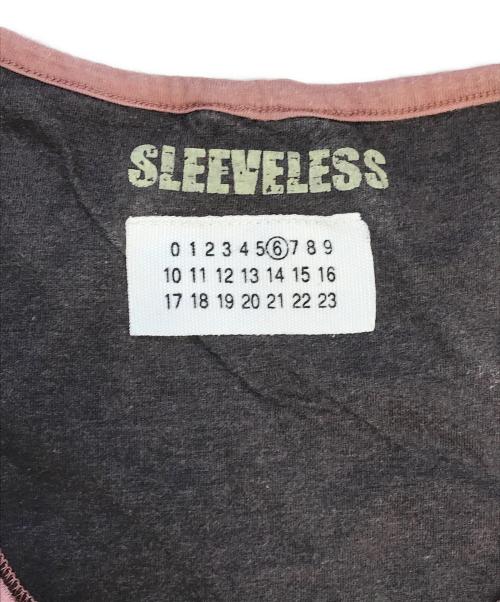 MM6（エムエムシックス）MM6 (エムエムシックス) タンクトップ ブラウン サイズ:Sの古着・服飾アイテム