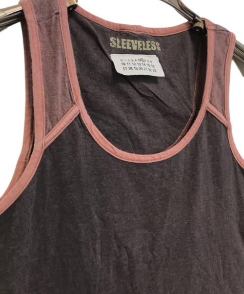MM6（エムエムシックス）MM6 (エムエムシックス) タンクトップ ブラウン サイズ:Sの古着・服飾アイテム