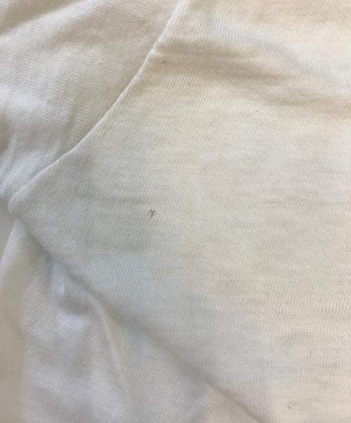 Allison（アリソン）Allison (アリソン) 染込み三段プリントTシャツ ホワイト サイズ:Mの古着・服飾アイテム