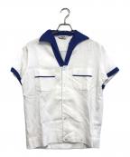 kingpinキングピン）の古着「ボーリングシャツ」｜ホワイト