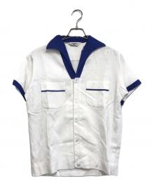 kingpin（キングピン）の古着「ボーリングシャツ」｜ホワイト