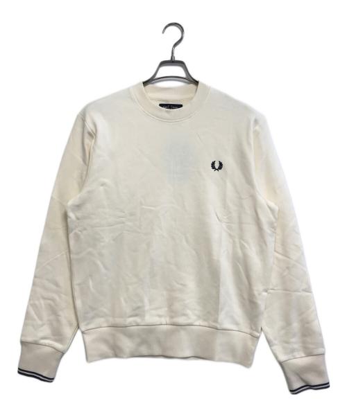 FRED PERRY（フレッドペリー）FRED PERRY (フレッドペリー) ロゴスウェット ベージュ サイズ:Mの古着・服飾アイテム