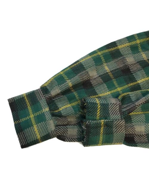 Hysteric Glamour（ヒステリックグラマー）Hysteric Glamour (ヒステリックグラマー) STILL CRAZY ビッグシャツ グリーン サイズ:FREEの古着・服飾アイテム