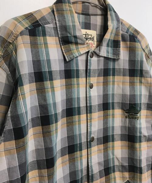 stussy（ステューシー）stussy (ステューシー) チェックシャツジャケット マルチカラー サイズ:Lの古着・服飾アイテム