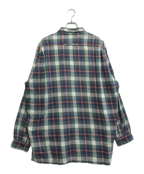 stussy（ステューシー）stussy (ステューシー) ハーフジップチェックシャツ マルチカラー サイズ:XL　　　の古着・服飾アイテム