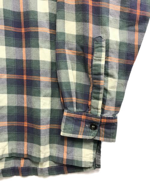 stussy（ステューシー）stussy (ステューシー) ハーフジップチェックシャツ マルチカラー サイズ:XL　　　の古着・服飾アイテム