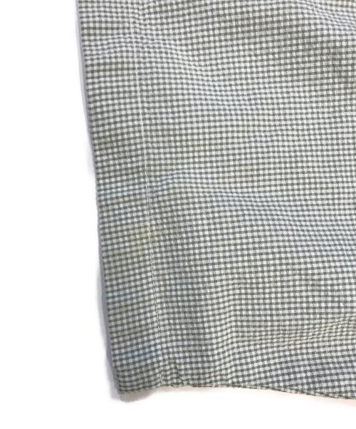 stussy（ステューシー）stussy (ステューシー) シアサッカーS/Sシャツ グリーン サイズ:XLの古着・服飾アイテム