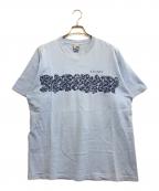 stussyステューシー）の古着「プリントTシャツ」｜スカイブルー