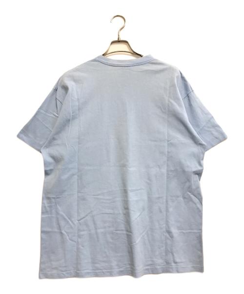 stussy（ステューシー）stussy (ステューシー) プリントTシャツ スカイブルー サイズ:XLの古着・服飾アイテム