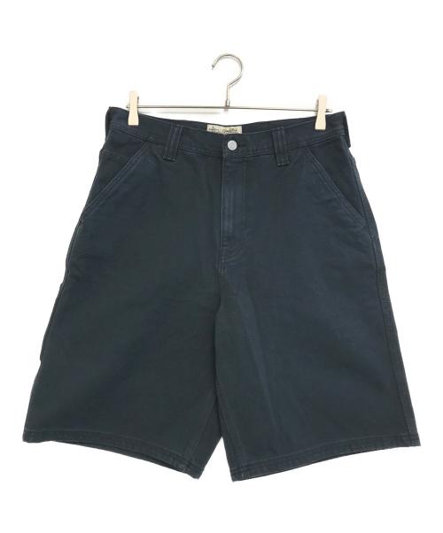 stussy（ステューシー）stussy (ステューシー) washed canvas work short ブラック サイズ:30の古着・服飾アイテム