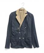 KAPITALキャピタル）の古着「デニムダブルテーラード」｜インディゴ