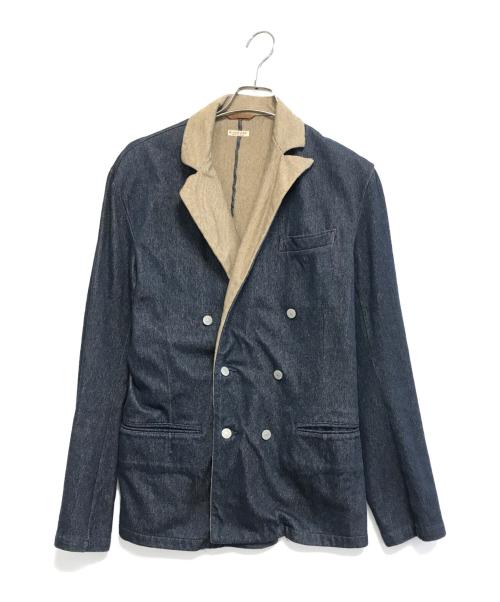 KAPITAL（キャピタル）KAPITAL (キャピタル) デニムダブルテーラード インディゴ サイズ:3の古着・服飾アイテム