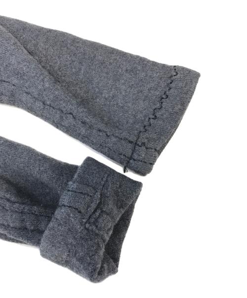 tricot COMME des GARCONS（トリココムデギャルソン）tricot COMME des GARCONS (トリココムデギャルソン) 丸襟ニットジャケット グレー サイズ:表記なしの古着・服飾アイテム