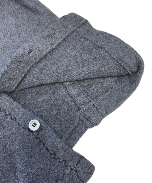 tricot COMME des GARCONS（トリココムデギャルソン）tricot COMME des GARCONS (トリココムデギャルソン) 丸襟ニットジャケット グレー サイズ:表記なしの古着・服飾アイテム