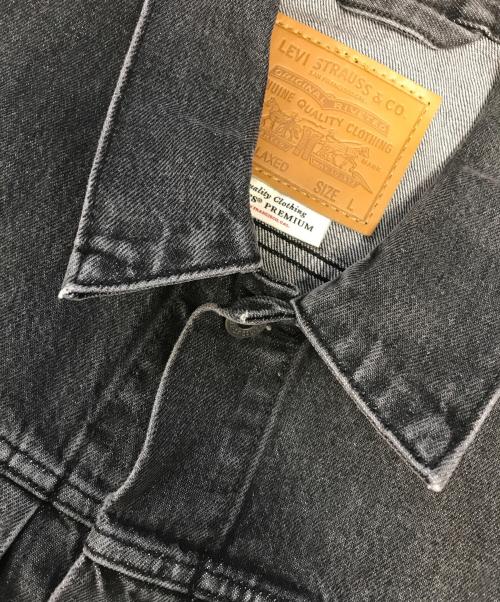 LEVI'S PReMIUM（リーバイス プレミアム）LEVI'S PReMIUM (リーバイスプレミアム) TYPEⅠトラッカージャケット ブラック サイズ:Lの古着・服飾アイテム