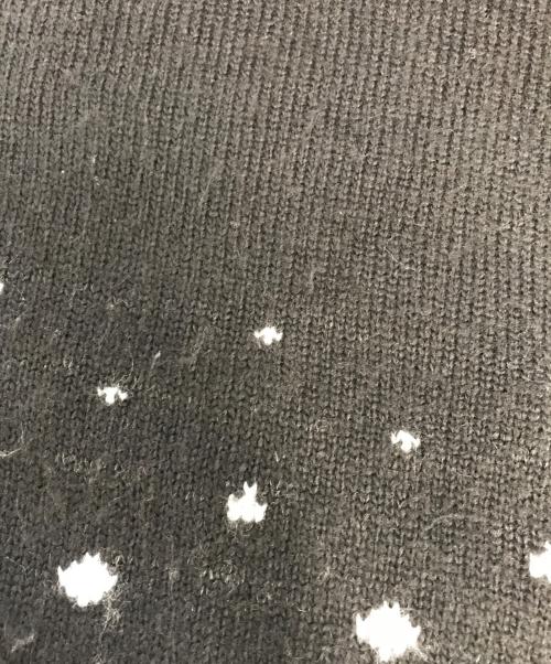 KTZ（ケーティーゼット）KTZ (ケーティーゼット) フリンジニット ブラック サイズ:Mの古着・服飾アイテム