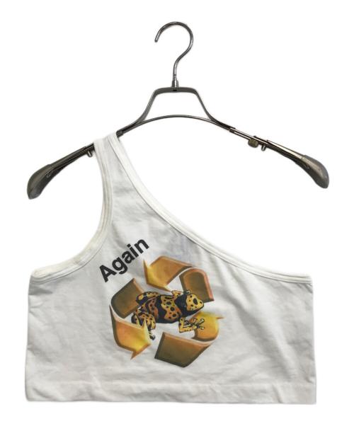 BERNHARD WILLHELM（ベルンハルト ウィルヘルム）BERNHARD WILLHELM (ベルンハルト ウィルヘルム) タンクトップ ホワイト サイズ:Lの古着・服飾アイテム