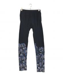 BERNHARD WILLHELM（ベルンハルト ウィルヘルム）の古着「スカルプリントスウェットパンツ」｜ブラック