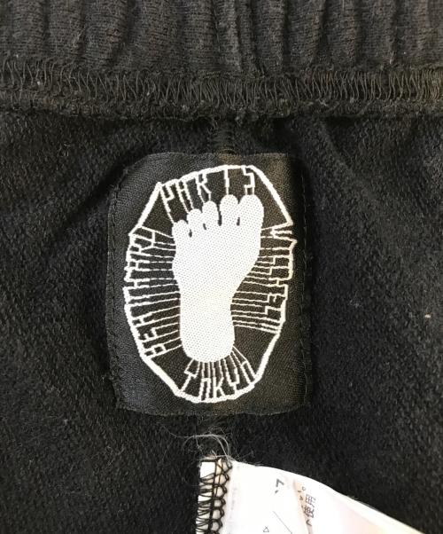 BERNHARD WILLHELM（ベルンハルト ウィルヘルム）BERNHARD WILLHELM (ベルンハルト ウィルヘルム) スカルプリントスウェットパンツ ブラック サイズ:999の古着・服飾アイテム