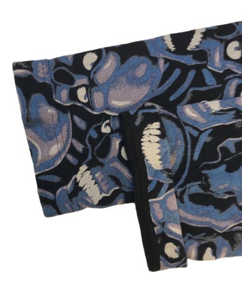 BERNHARD WILLHELM（ベルンハルト ウィルヘルム）BERNHARD WILLHELM (ベルンハルト ウィルヘルム) スカルプリントスウェットパンツ ブラック サイズ:999の古着・服飾アイテム